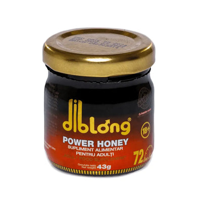 DIBLONG Miere afrodisiac premium concentrat POWER HONEY, pentru cresterea libidoului, potenta, erectie, ejaculare precoce, Unisex, 100% natural, 43 gr - honey - 43